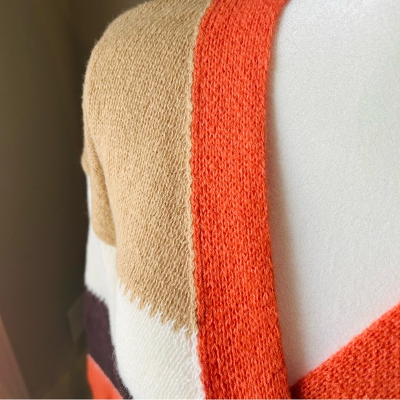 Button front color block cardigan. Never wore it. - Picture 9 of 10